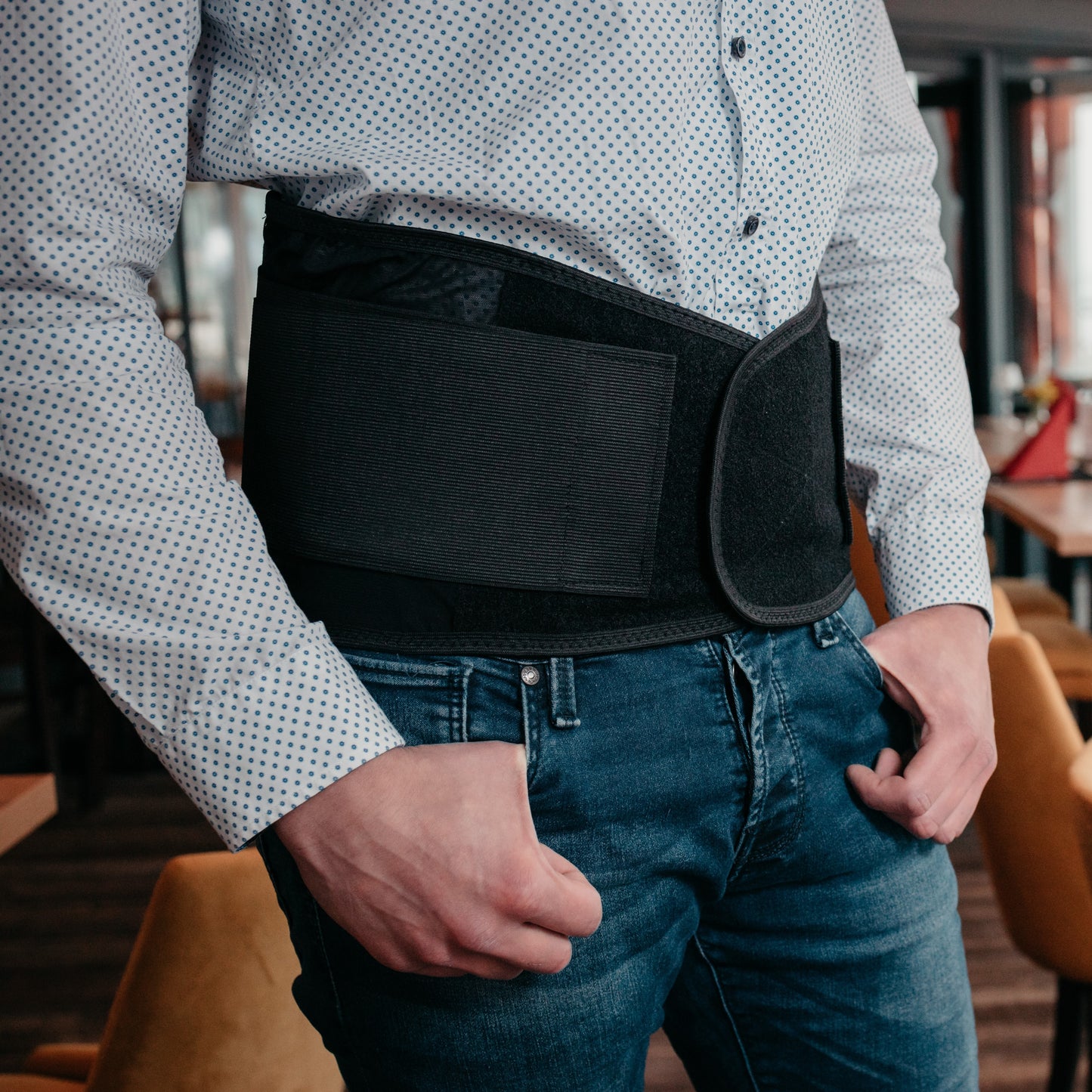 Magnetterapi Lændebælte; bred.