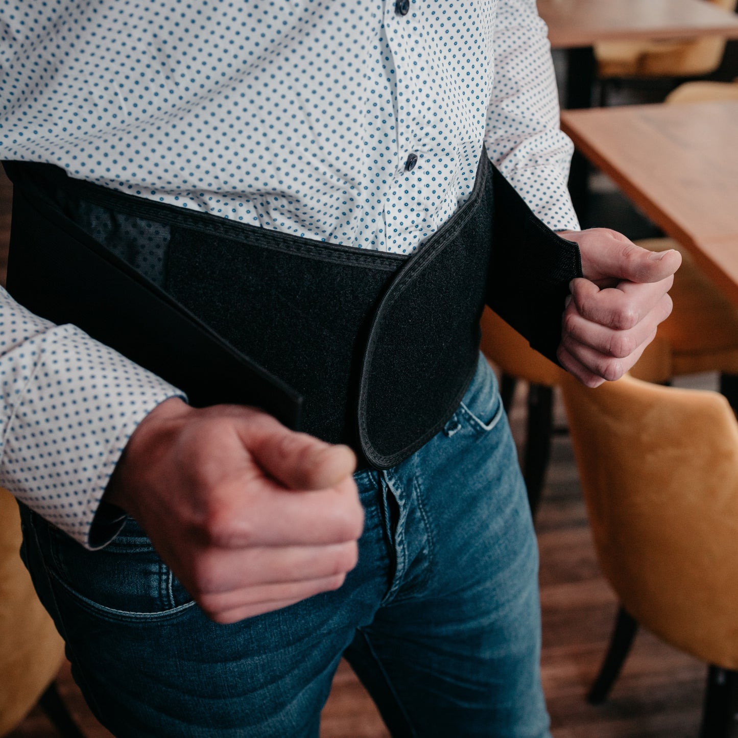 Magnetterapi Lændebælte; bred.