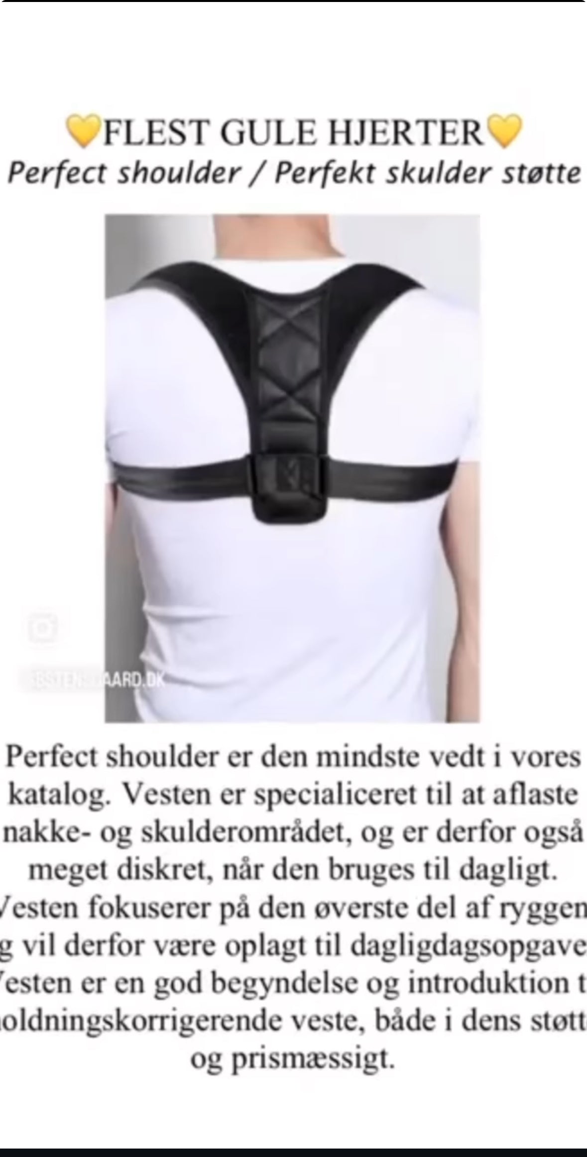 Skulderstøtte