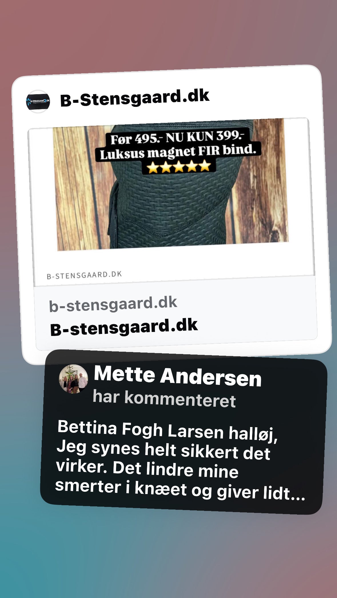 Magnetterapi Knæbind