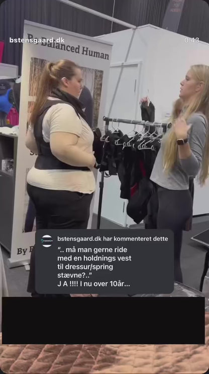 Holdningsvest med magnet og varmeterapi-indlæg - Ekstrem støtte